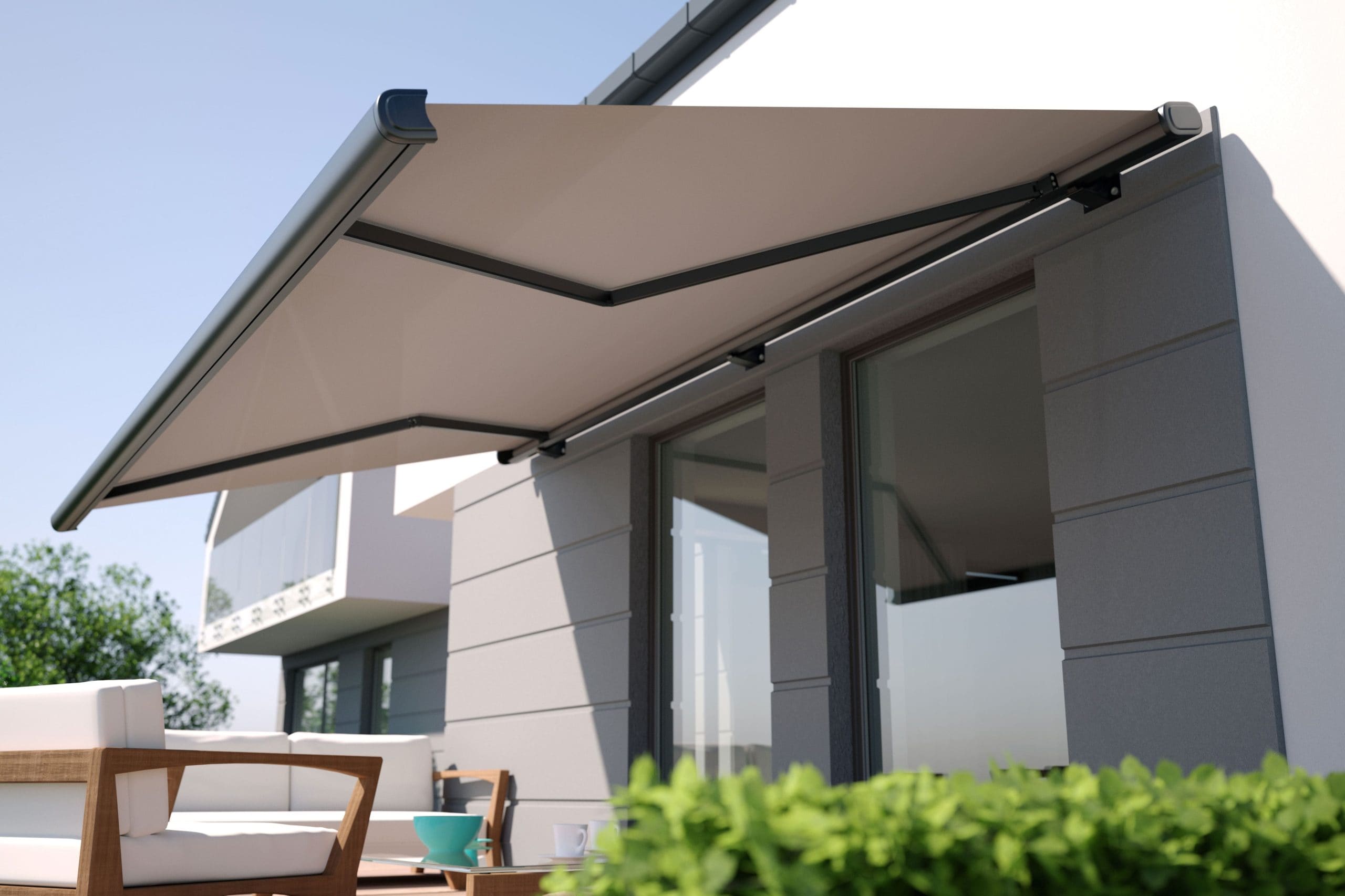 Residential awning installation in Roanoke
